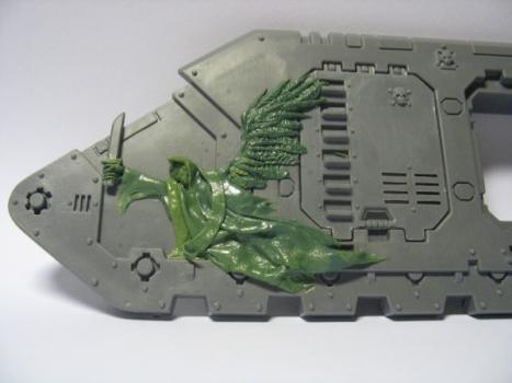 Dark Angels Land Raider relief by minimax