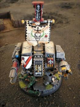 Grey Knight Dreadnought I made a few years back by mortuus