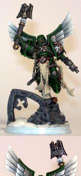 Michael, Dark Angel Interrogator Chaplain w Jump Pack by Aric Wulf