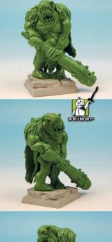 28mm scale Ork Greenstuff Sculpture by Scibor