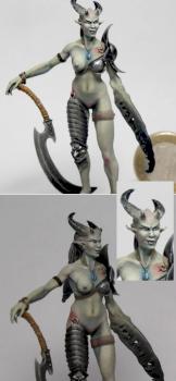 [WIP] Demone JMD miniature 54mm by Adraste