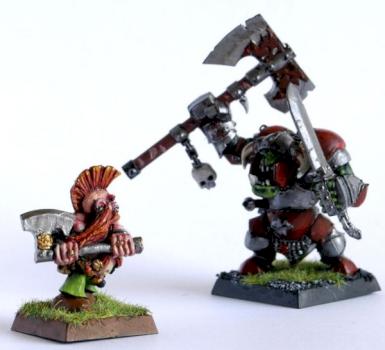 Troll Slayer VS Black Ork by grahnar