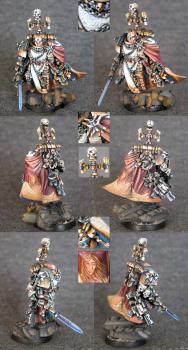 Painted Warhammer 40k Black Templar Helbrecht Marine by Blasfemos Shop