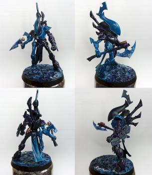 Eldar Wraitblade in water by Shepard