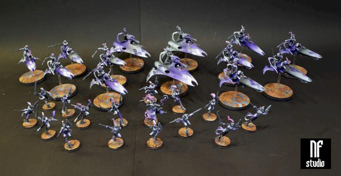Harlequin Player Troupe Shadowseer Skyweaver Starweaver by NeonForgeStudio