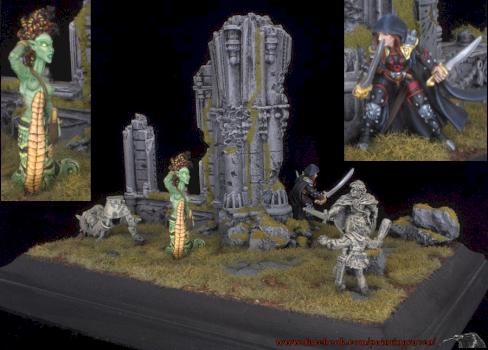 Medusa's Lair by painting raven