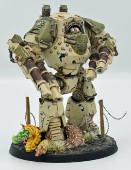 Death Guard Contemptor Dreadnought by Monkeytrees