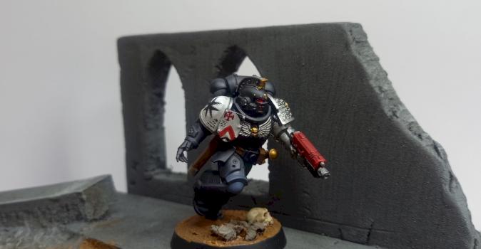 Assault Intercessor Sergant (Deathwatch) by Markus7919