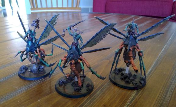 Nurgle Plague Drones by Atomic Kraken