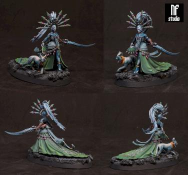 Yvraine, Triumvirate of Ynnead by NeonForgeStudio