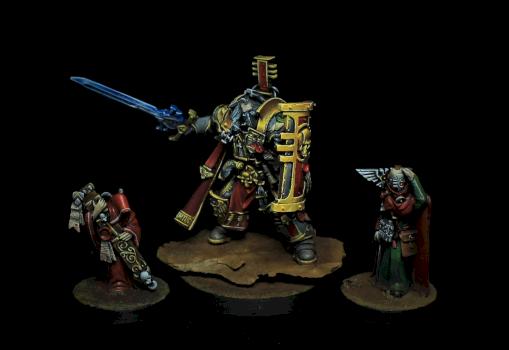 Inquisitor Lord Hector Rex and Retinue by Guaboa