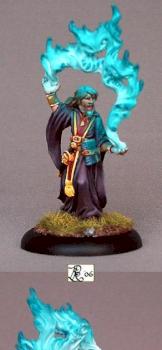 Aaron the Conjurer by painting raven