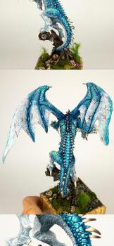 Carmine dragon by Sadziu