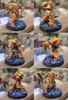 Imperial Fist Primaris Lieutenant 2 by CerberusXt
