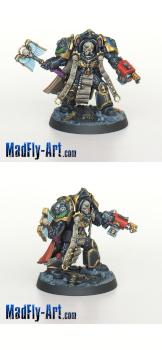 Terminator Chaplain Tarentus by MadFlyArtStudio