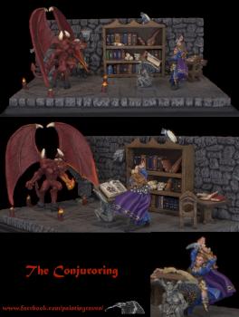 The Conjuring by painting raven