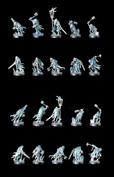 Nighthaunt Chainrasp Horde by peckersaurus