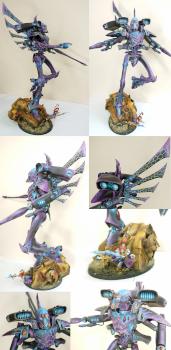 Eldar Revenant Titan and Spiritseer by Shepard