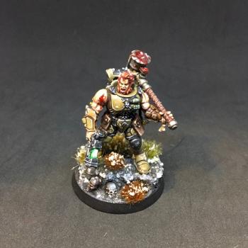 CUSTOM LIEUTENANT SPACE MARINES WOLVES WARHAMMER 40K by juanlurockerman