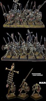 THE RISEN SPEARS - Skeletal Spearmen by mousekiller