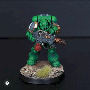 Salamanders Space Marines Eradicator by kaiserdean