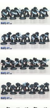 Iron Hands Primaris Hellblasters by MadFlyArtStudio