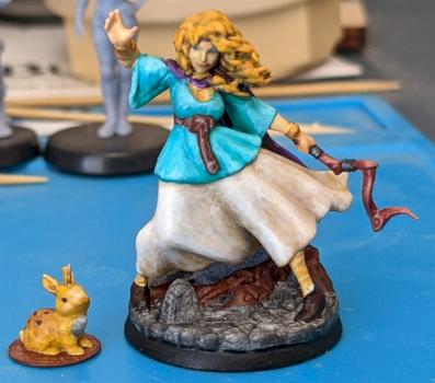 Druid with Almiraj Familiar by Itchy