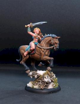 Artisan Guild Henna Amazon Horse Rider by belminiart