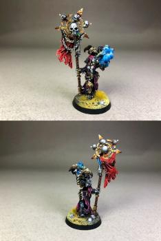 Chaos Space Marines Sorceress by TheBirdsAreBlack