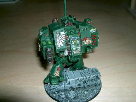 Dark Angels Cybot with Plasma Cannon by DerletzteRitter