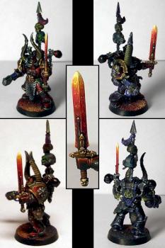 40K Chaos Champion by Wirespider