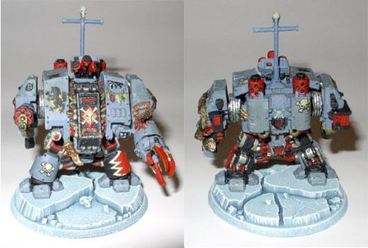 Space Wolves Dreadnought by AtomixGames