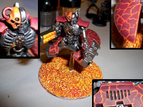 Necron Lava Destroyer by Luebbi