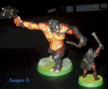 Uruk & Troll LOTR by ansquer