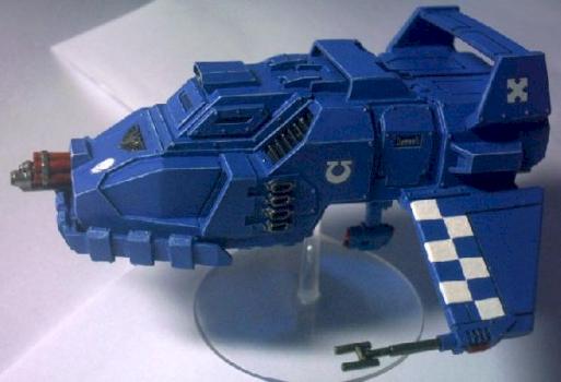 Ultramarines Tempest Landspeeder by DerletzteRitter