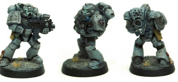 Ghost Marines 3 Space Marines by LeroyPutty