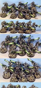 Necron Warrior Unit by Xcorac