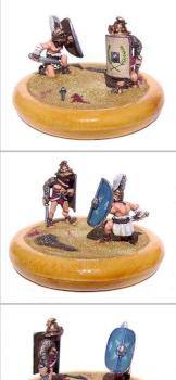 Gladiators mini diorama by Bodrius