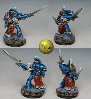 Ultramarine Honour Guard Champion by nels0nmac