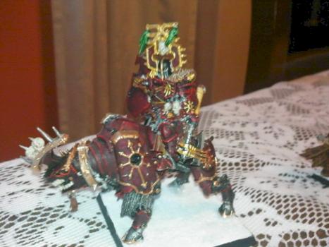 Khorne Chaos Lord on Juggernaut by Furry Jedath