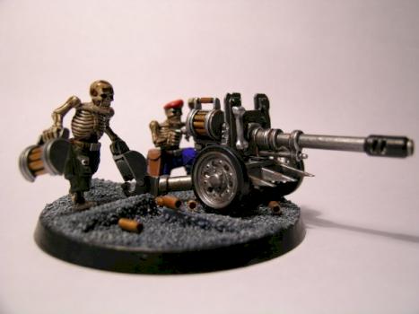 Chaos, Imperial Guard damned with automatic gun by bonecamp1779