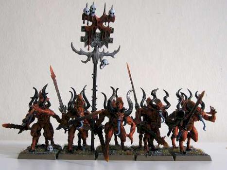 Bloodletters of Khorne by ChrisCarswell