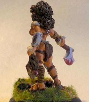Nyree, Female Pit Fighter (Reaper 28mm) by Krodar