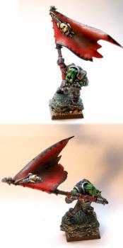 Orc Battle Standard Bearer by calinleafshade