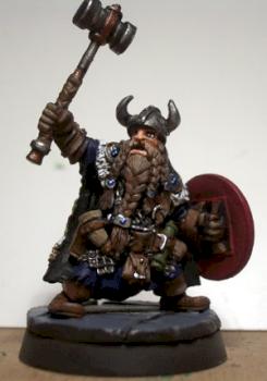 Bruti BrightHammer, Dwarf Warlord for D&D by gwmadman