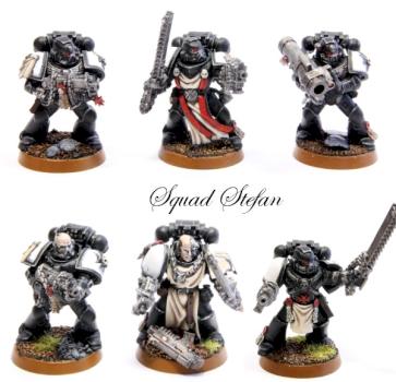 Black Templar Squad Stefan close-ups by cleen X