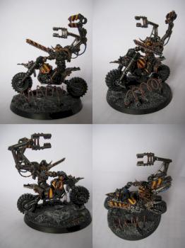 Iron Warrior Lord on dirt bike by arthubert