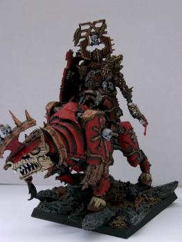 KHORNE CHAOS LORD ON JUGGERNAUT by TabletopWorker