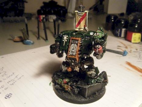 Dark Angels Melta Dreadnaught from AoBR by lazy.sarge