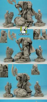 28mm / 30mm SF Templar Knight conversion / sculpture by Scibor